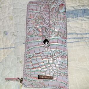 Brahmin Iridescent Croc-Embossed Wallet